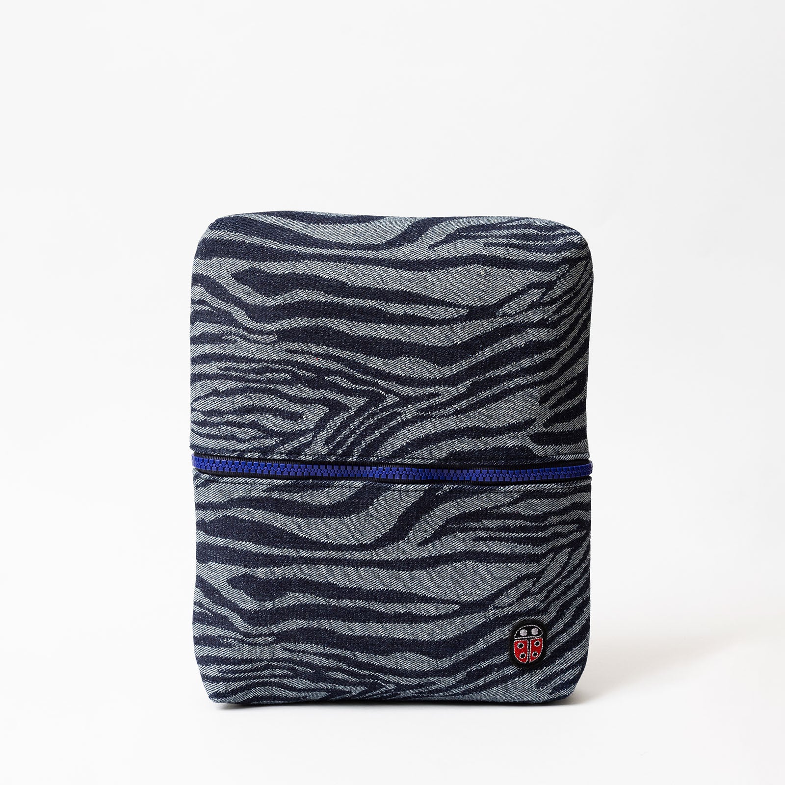 Trousse de toilette TWIN Jean Medium, vue de face – par Venitee Family