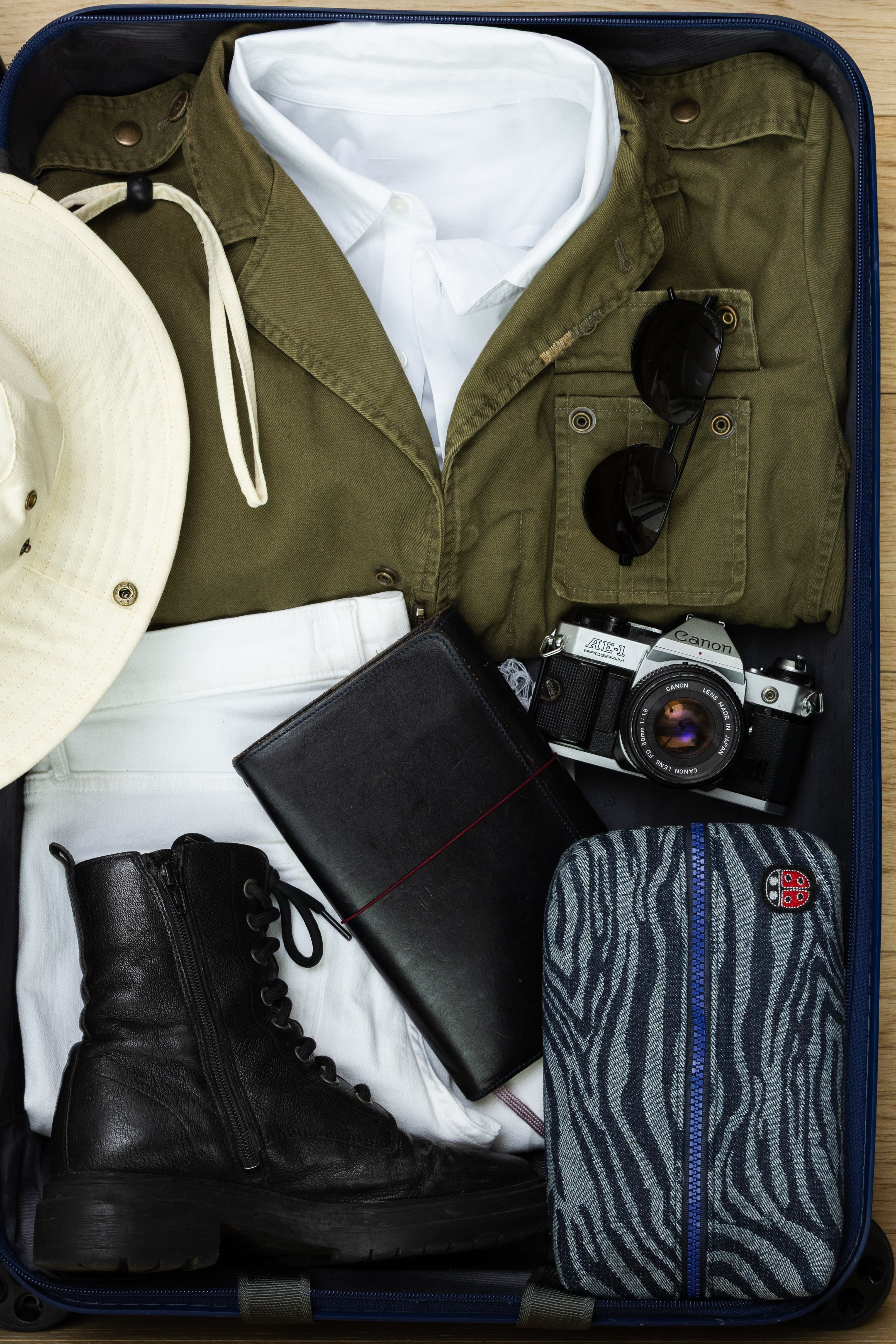 TWIN Jean Toiletry Bag | Small