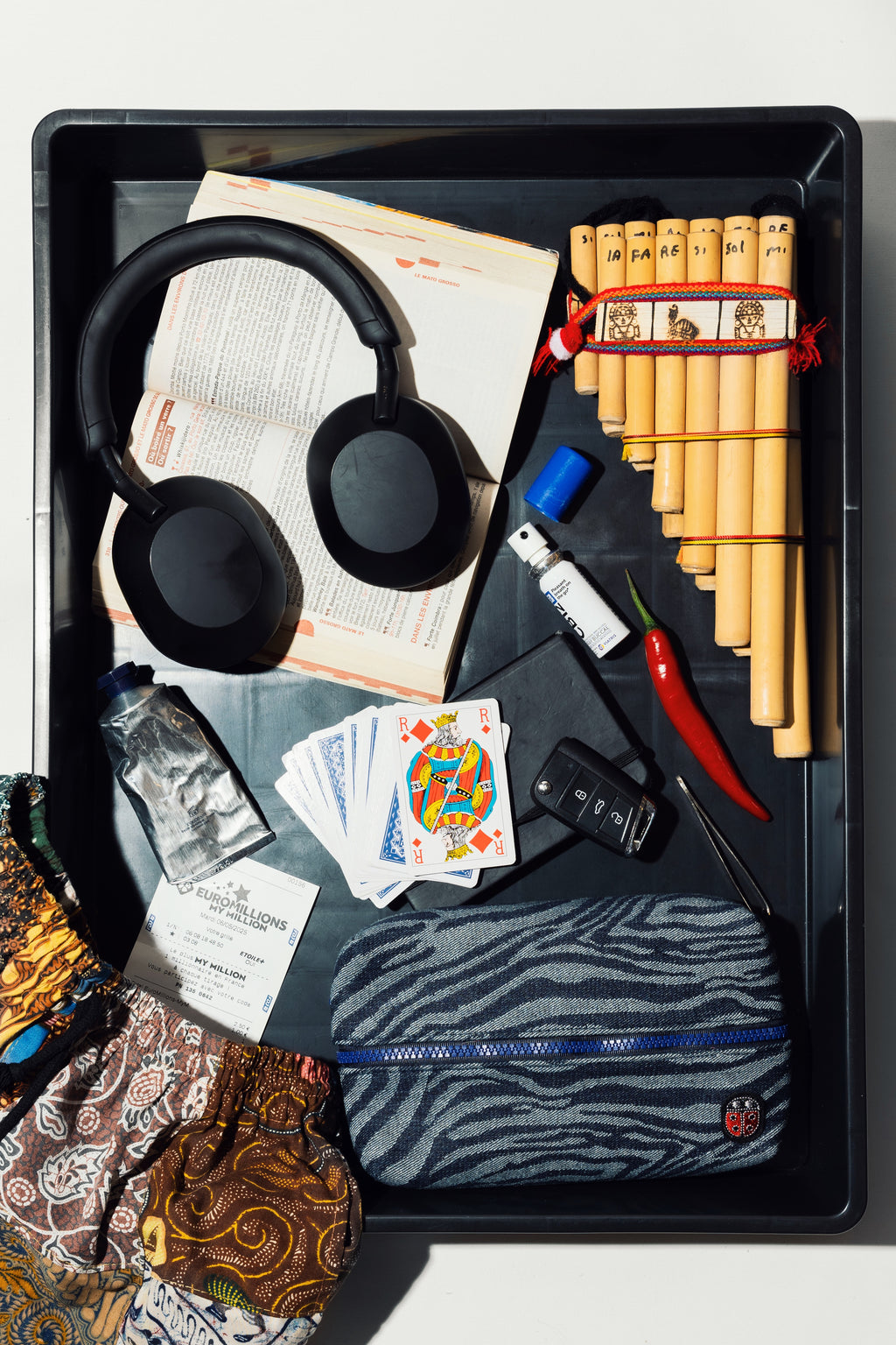 TWIN Jean Toiletry Bag | Small