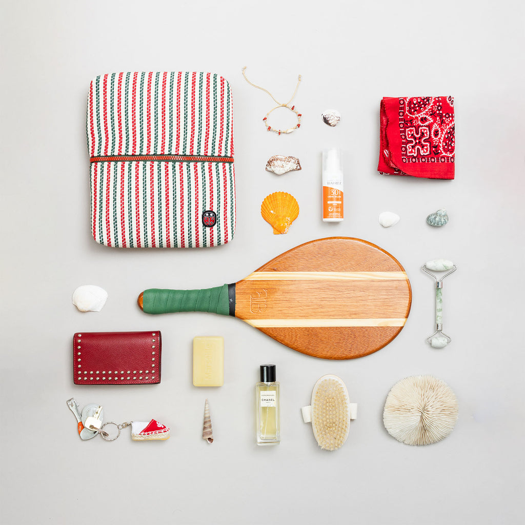 Contenu de la trousse de toilette TWIN Basque Medium – par Venitee Family