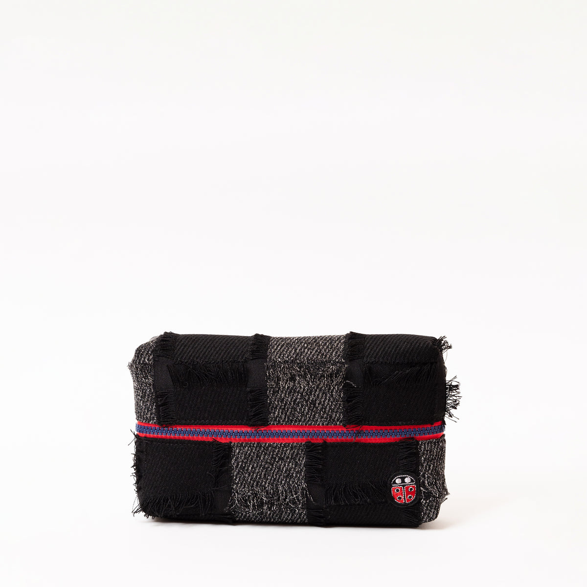 Trousse De Toilette Tissu Noir Whitney Design - Occasion Douce - Envoi Gratuit