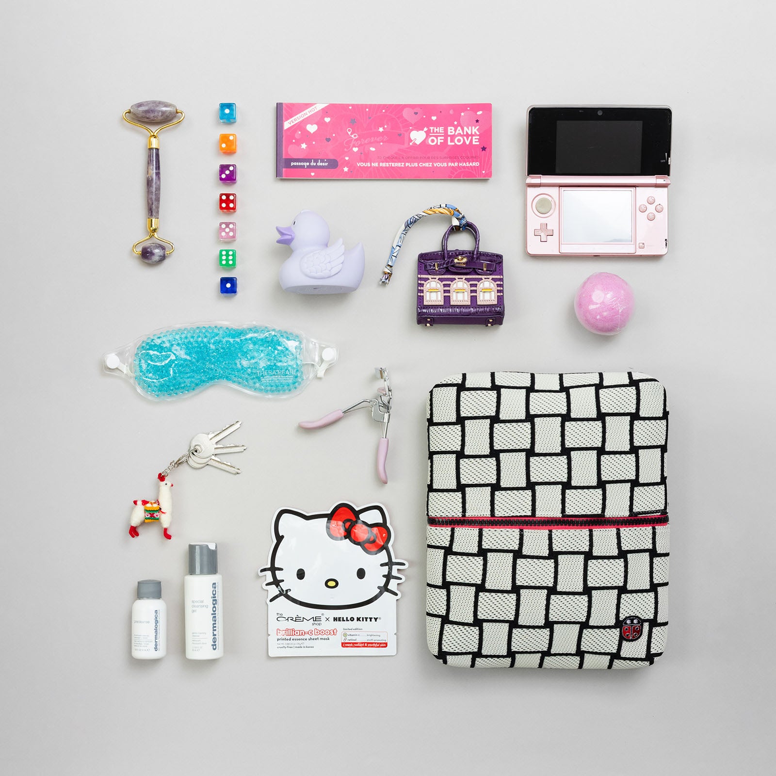 Contenu de la trousse de toilette TWIN Décalée Medium – par Venitee Family