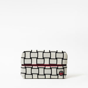 Trousse de toilette TWIN Décalée Small, vue de face – par Venitee Family