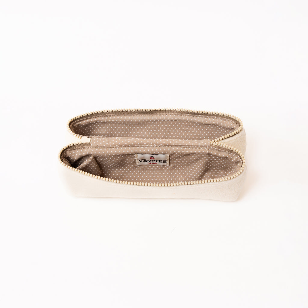 Intérieur de la trousse de toilette TWIN Délicate Small – par Venitee Family