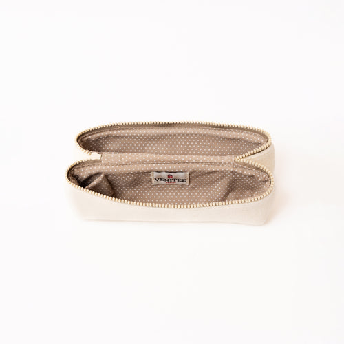 Intérieur de la trousse de toilette TWIN Délicate Small – par Venitee Family