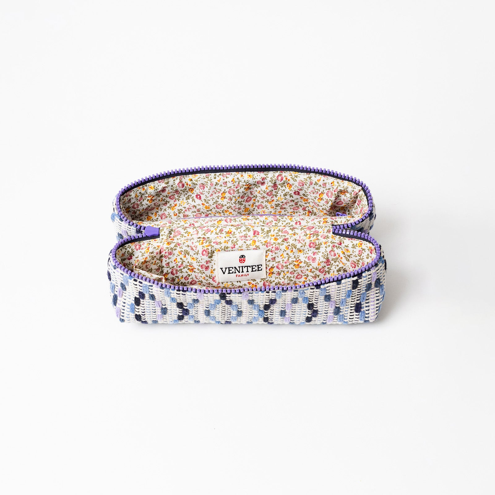 Intérieur de la trousse de toilette TWIN Granny Small – par Venitee Family